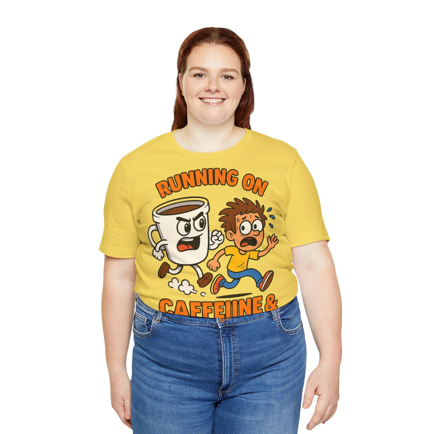 Funny Coffee and Chaos Lover Unisex Graphic T Shirt - Dreamdropwear