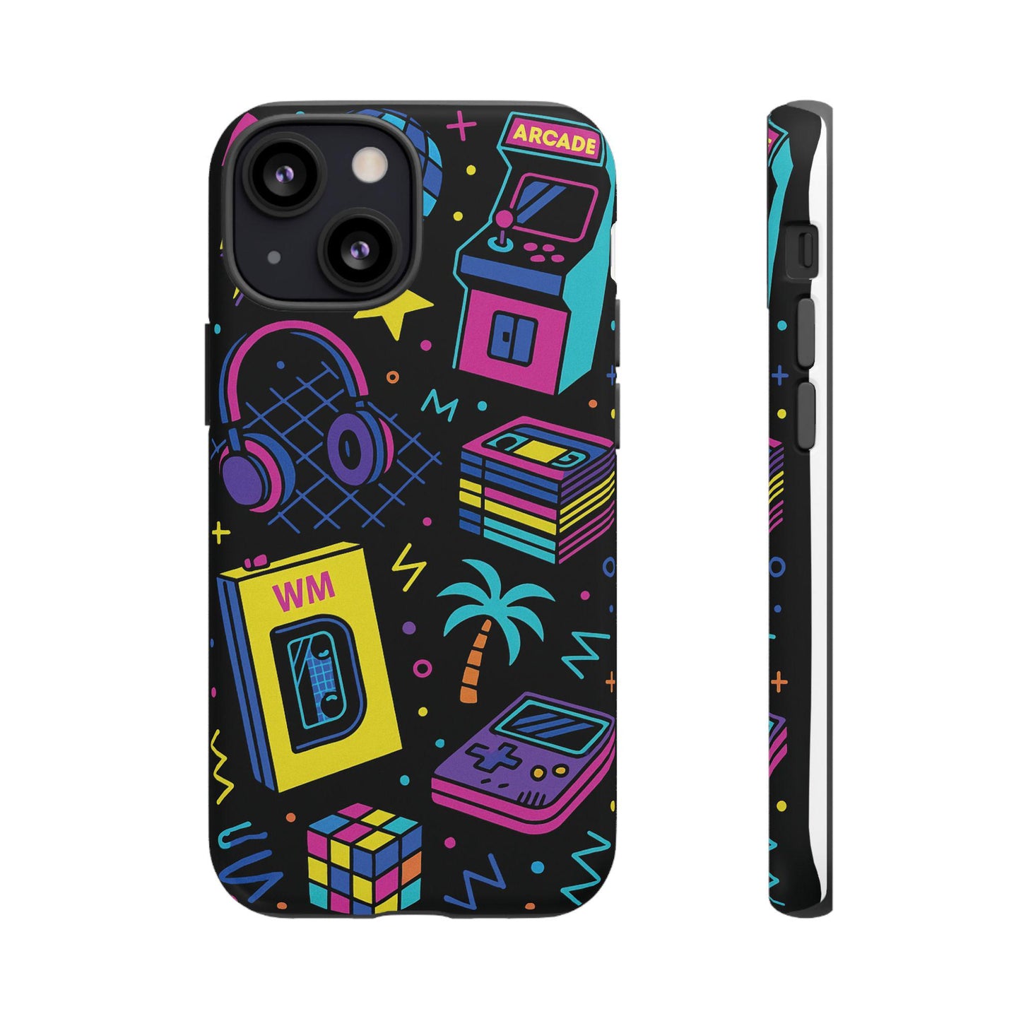Unique Retro Arcade Dream Tough Phonecase with a Nostalgic Twist by Dreamdropwear