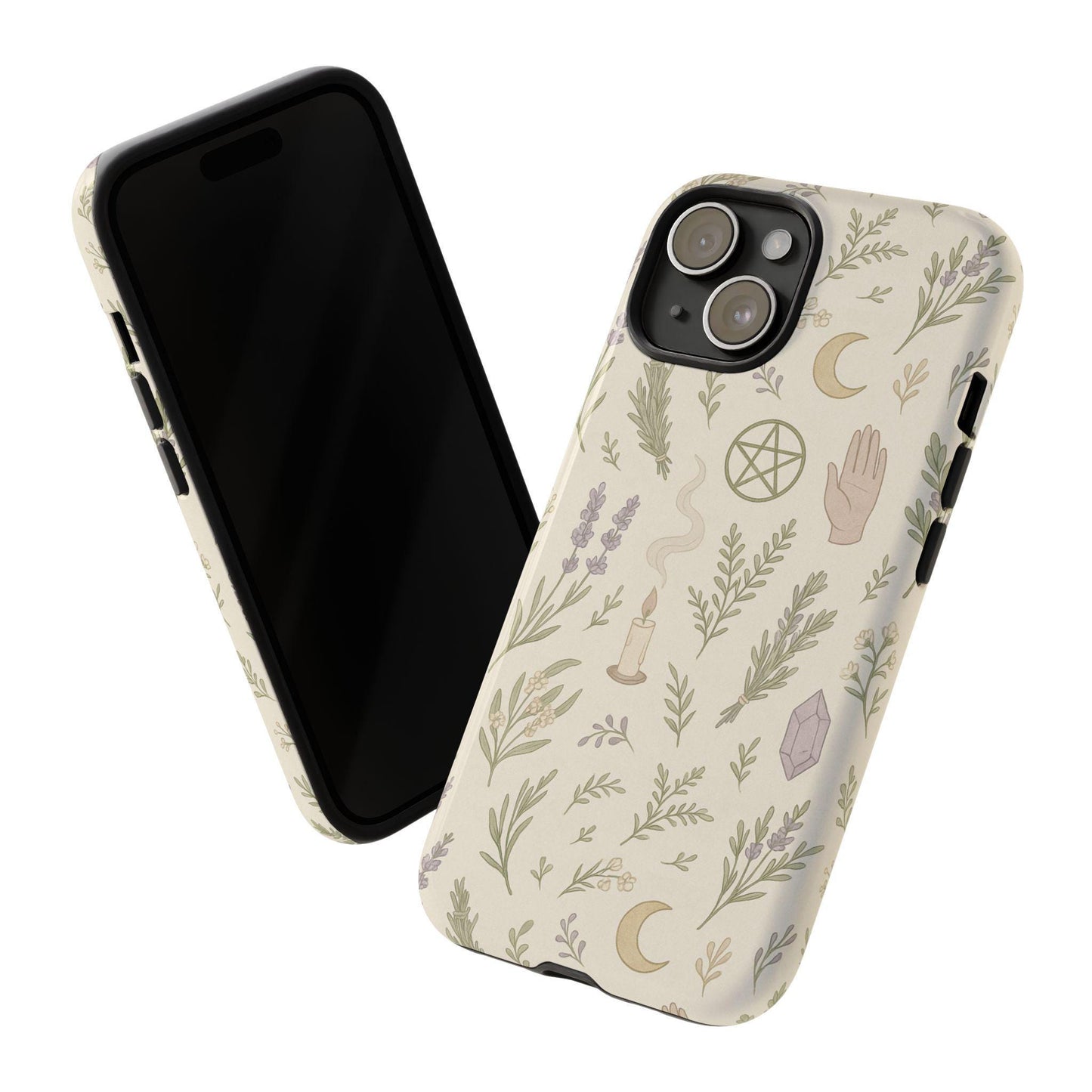 Witchy Boho Flora Ritual Unique Tough Phone Case by Dreamdropwear