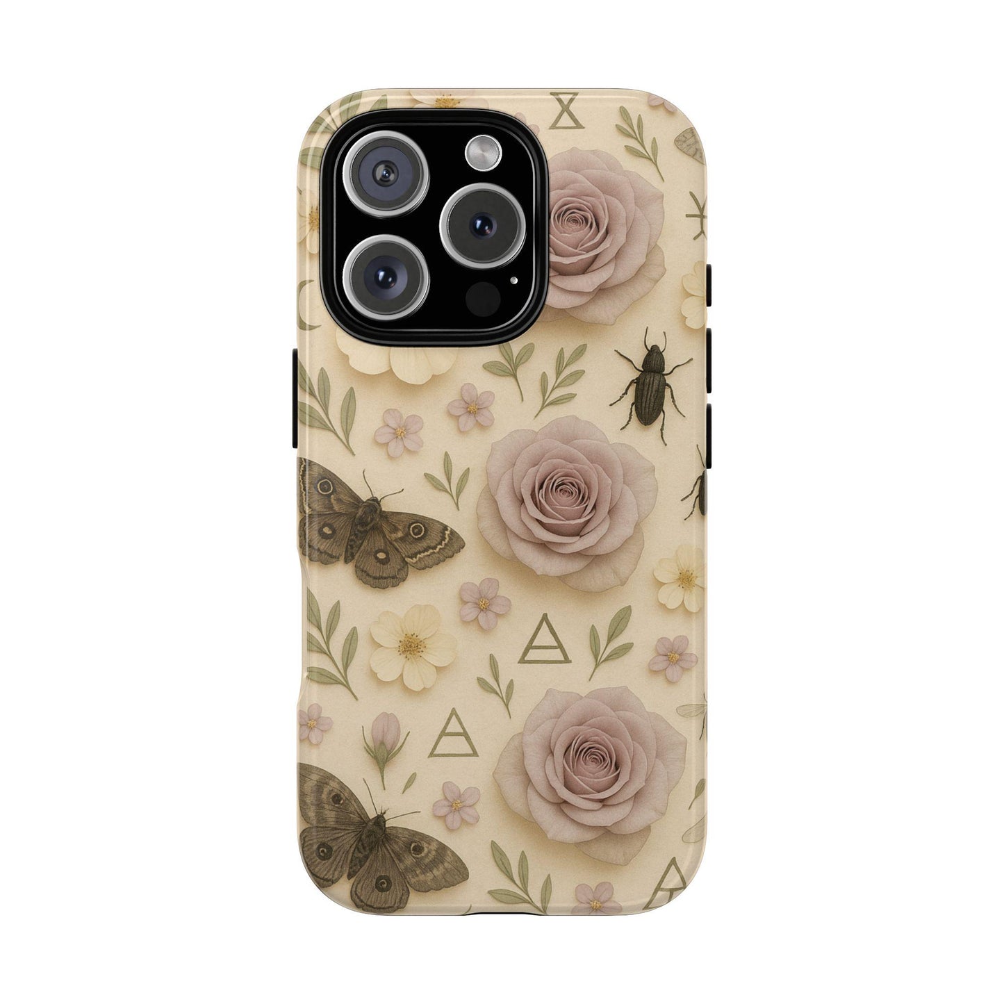 Unique Moth Witchy Boho Duskmire Bloom Tough Phonecase by Dreamdropwear