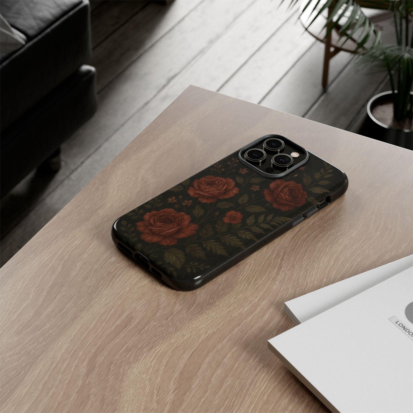 Blooming Beauty Midnight Bloom Floral Tough Phonecase by Dreamdropwear