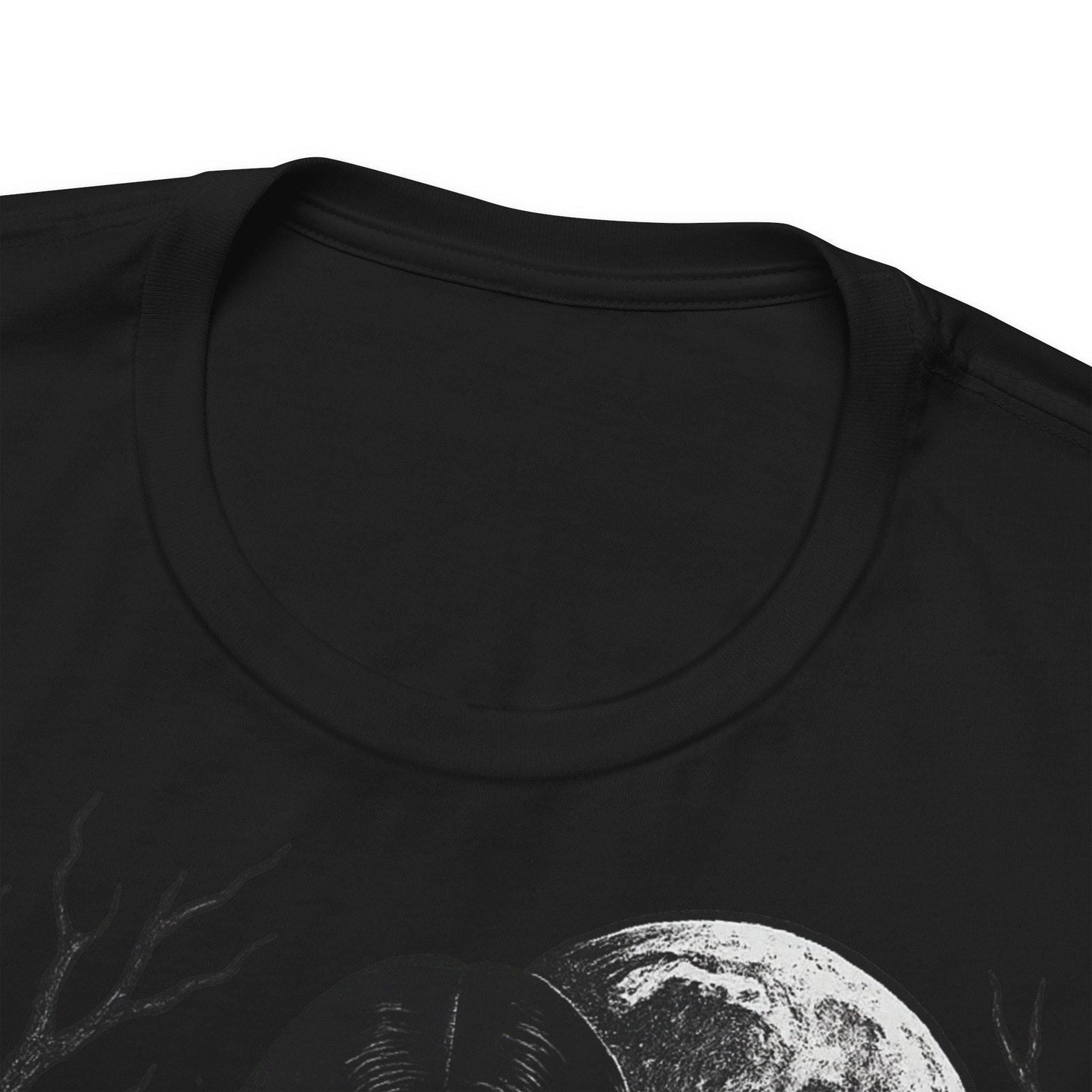 Witchy Mystical Goddess Fire and Moon Gothic Unisex Graphic T Shirt by Dreamdropwear