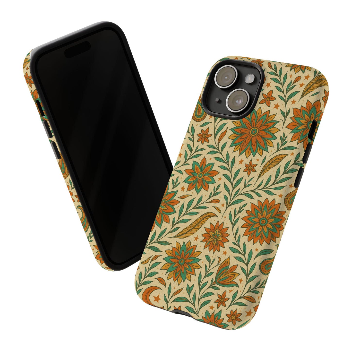 Unique Boho Sun and Spice Durable Tough Phonecase by Dreamdropwear