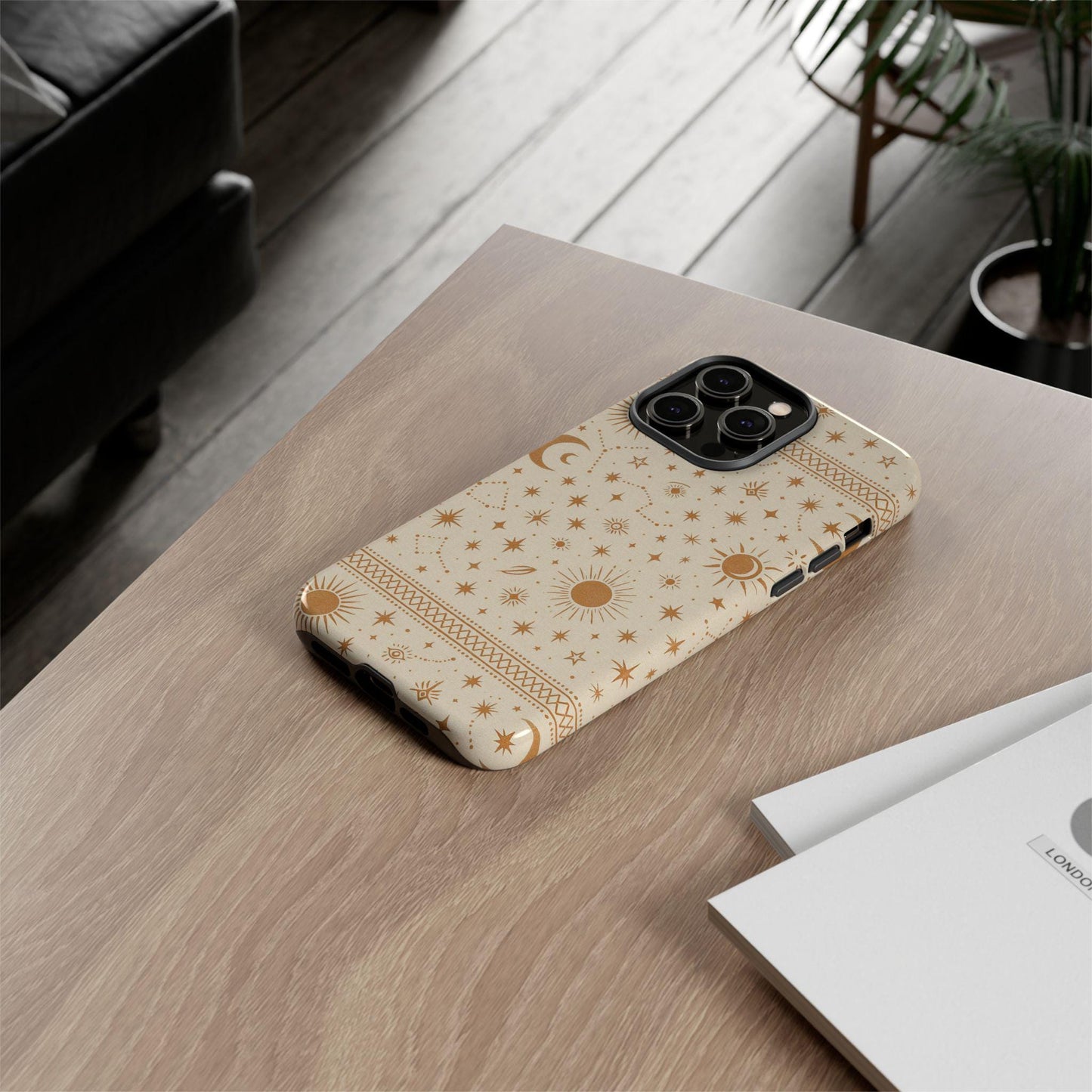 Unique Starry Celestial Threads Durable Phonecase with Celestial Charm by Dreamdropwear