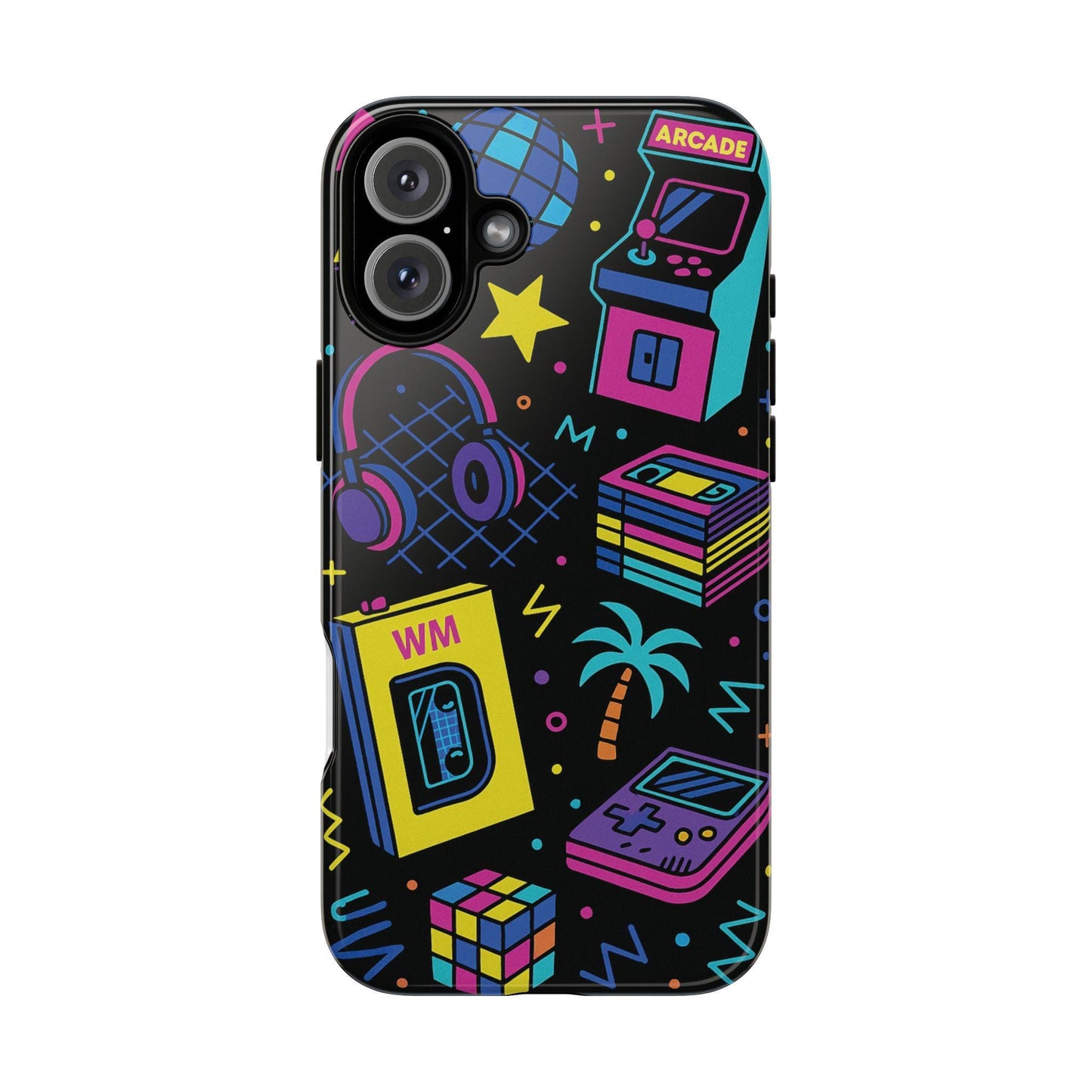 Unique Retro Arcade Dream Tough Phonecase with a Nostalgic Twist by Dreamdropwear