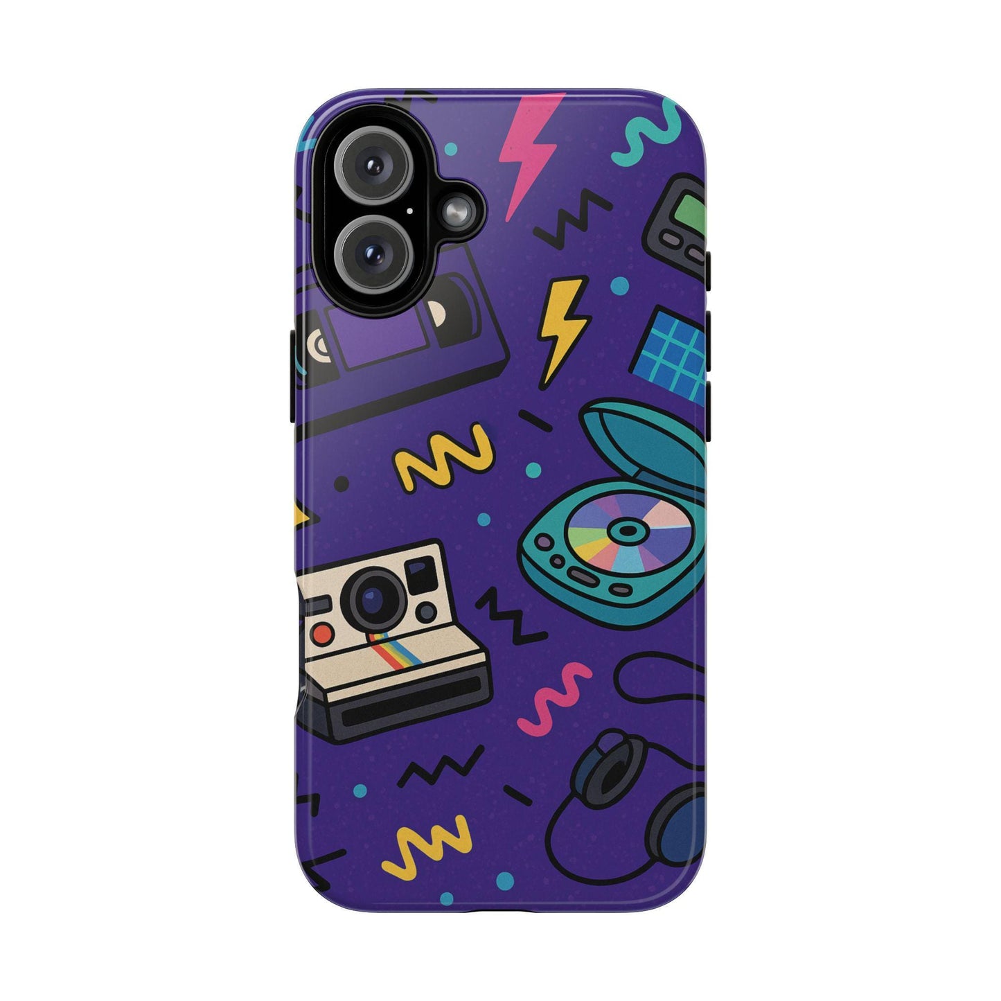 Vintage Inspired Retro Spin Durable Phone Case by Dreamdropwear.