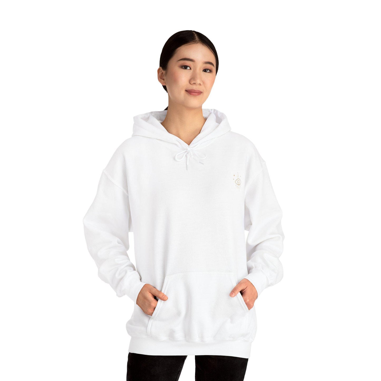 All Seeing Eye Mindful Unisex Graphic Hoodie by Dreamdropwear