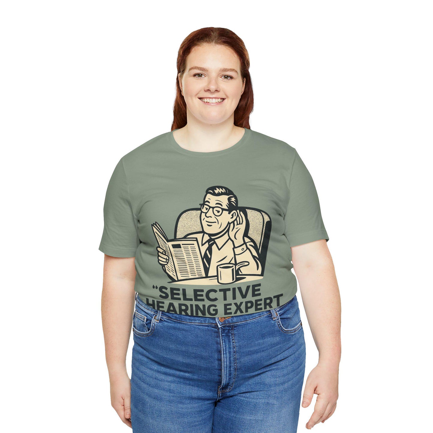 Funny Selective Hearing Expert Unisex Graphic T shirt by Dreamdropwear