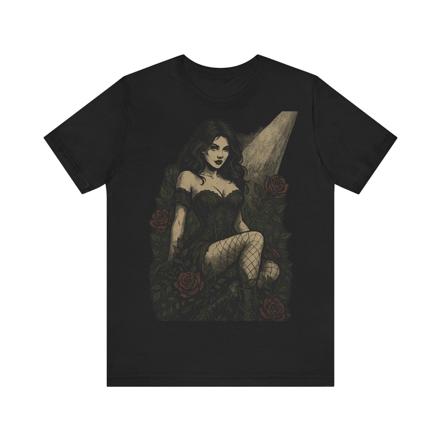 Gothic Romantic Thorned Desire Graphic Unisex T Shirt by Dreamdropwear