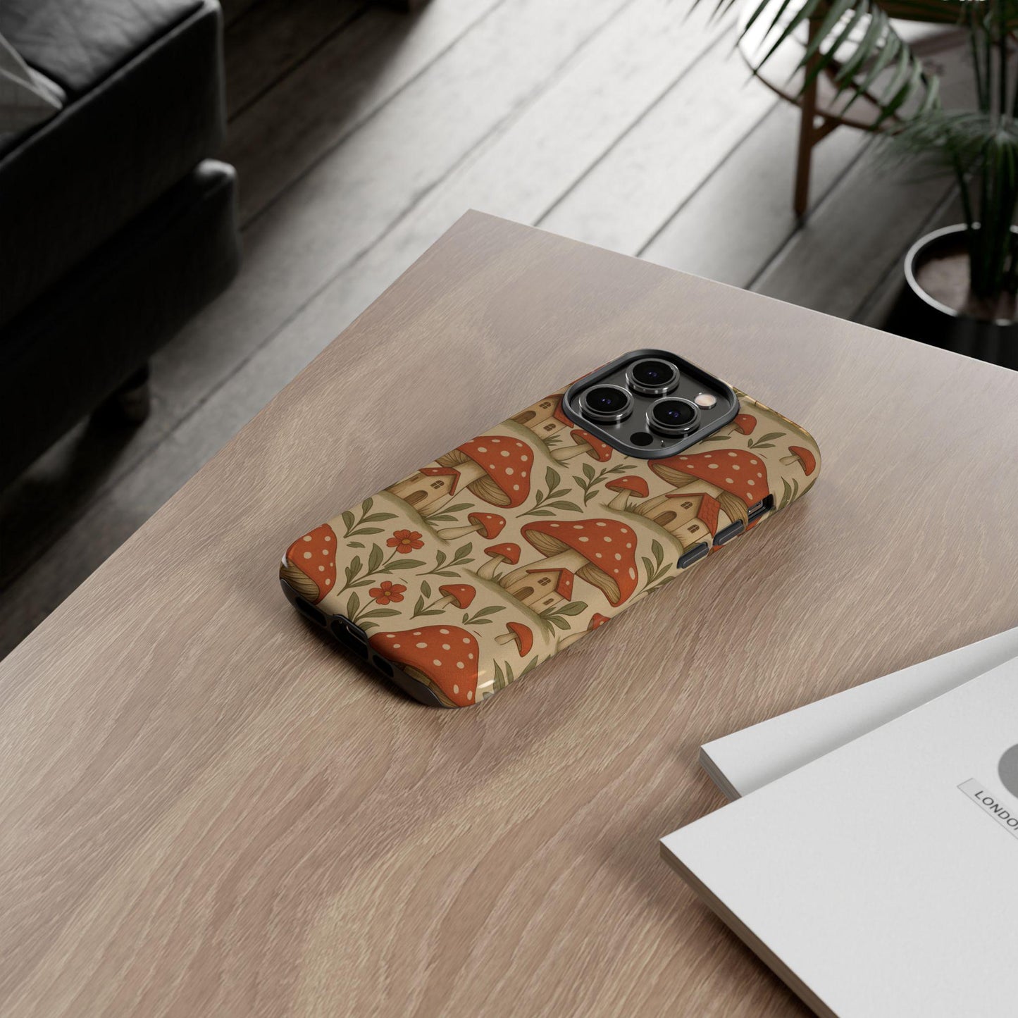 Tough Phone Case - Shroomstead Hollow-Dreamdropwear-Cute Floral Design, Gift for Nature Lovers, Eco-Friendly Accessories