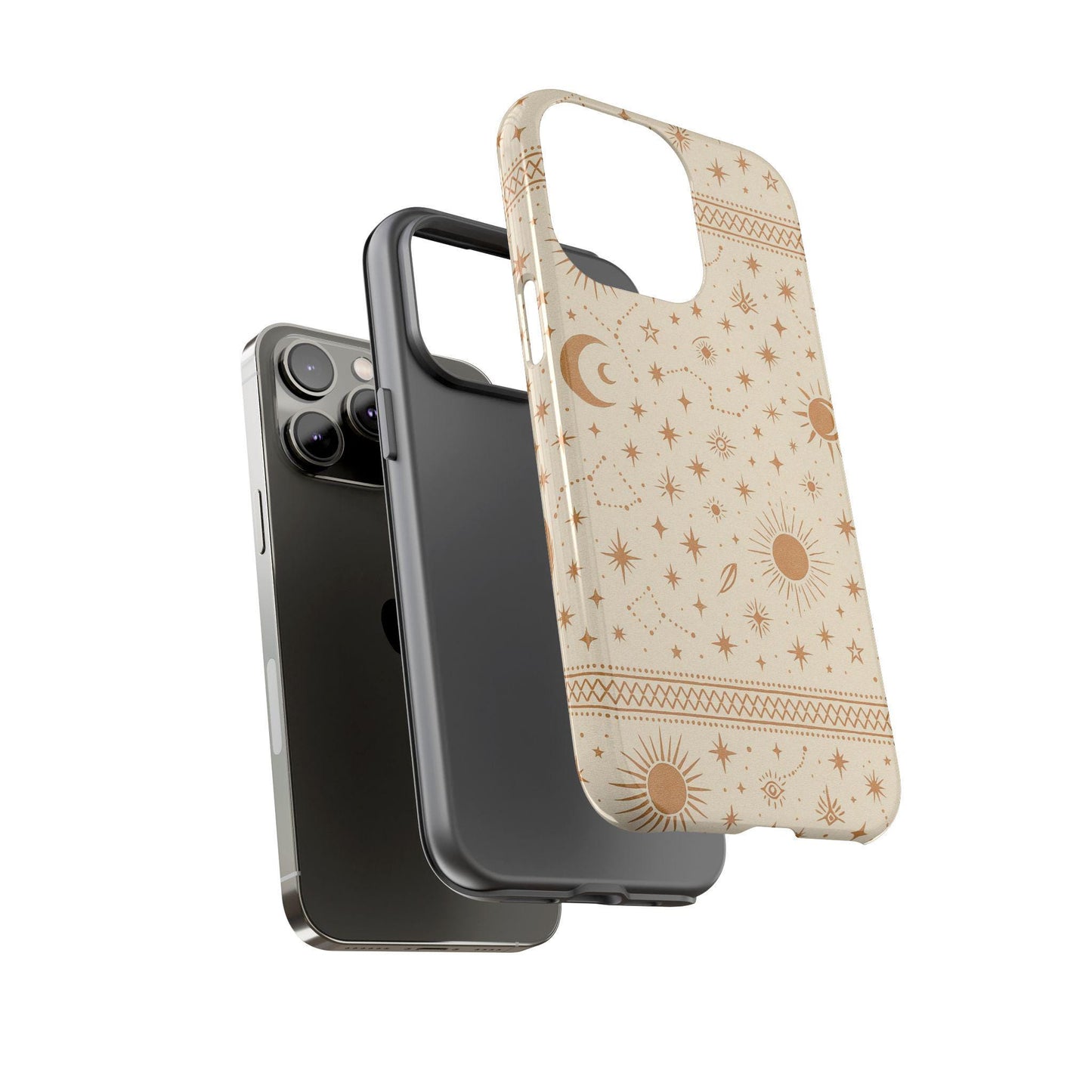 Unique Starry Celestial Threads Durable Phonecase with Celestial Charm by Dreamdropwear