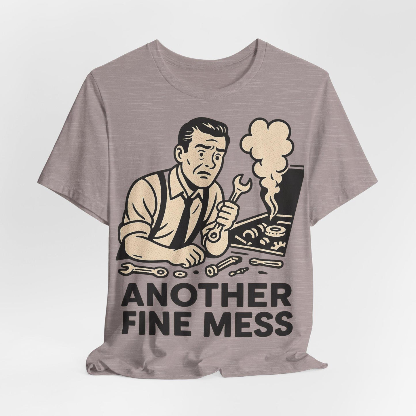 Funny Another Fine Mess Vintage Style Graphic Unisex T Shirt -Dreamdropwear