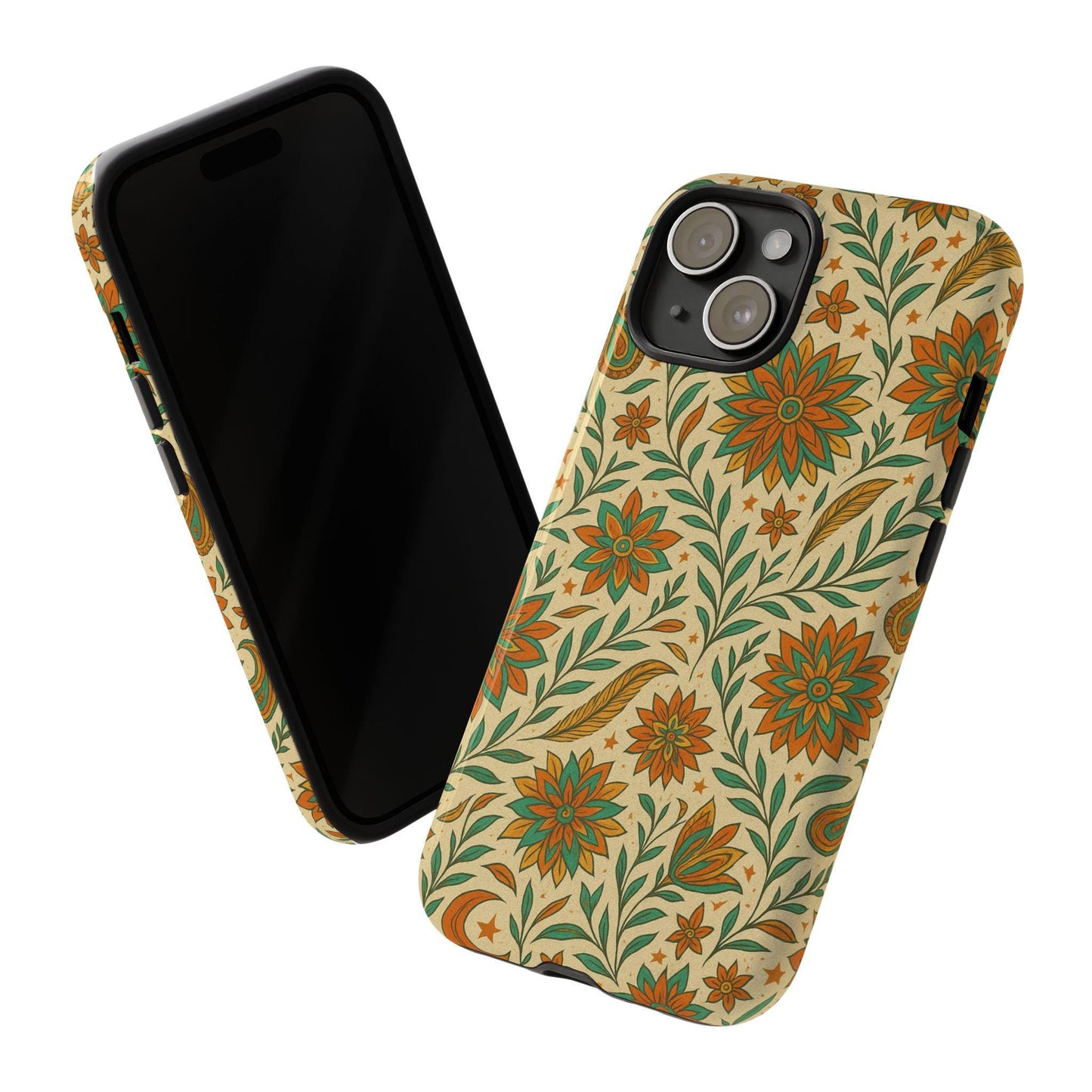 Unique Boho Sun and Spice Durable Tough Phonecase by Dreamdropwear