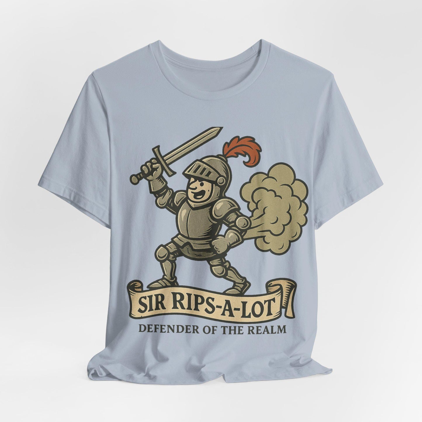 Funny Fart Humour Sir Rips Alot Graphic Unisex T Shirt- Dreamdropwear