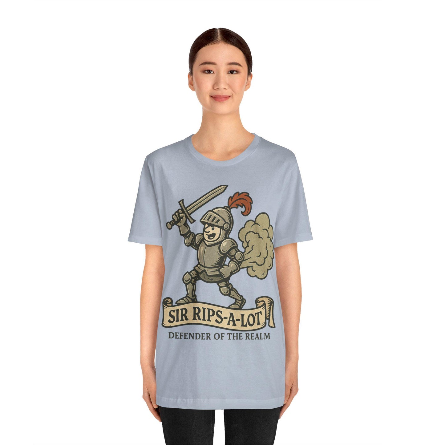 Funny Fart Humour Sir Rips Alot Graphic Unisex T Shirt- Dreamdropwear