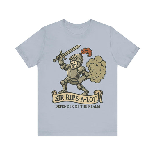 Funny  Fart Humour Sir Rips Alot Graphic  Unisex T Shirt- Dreamdropwear