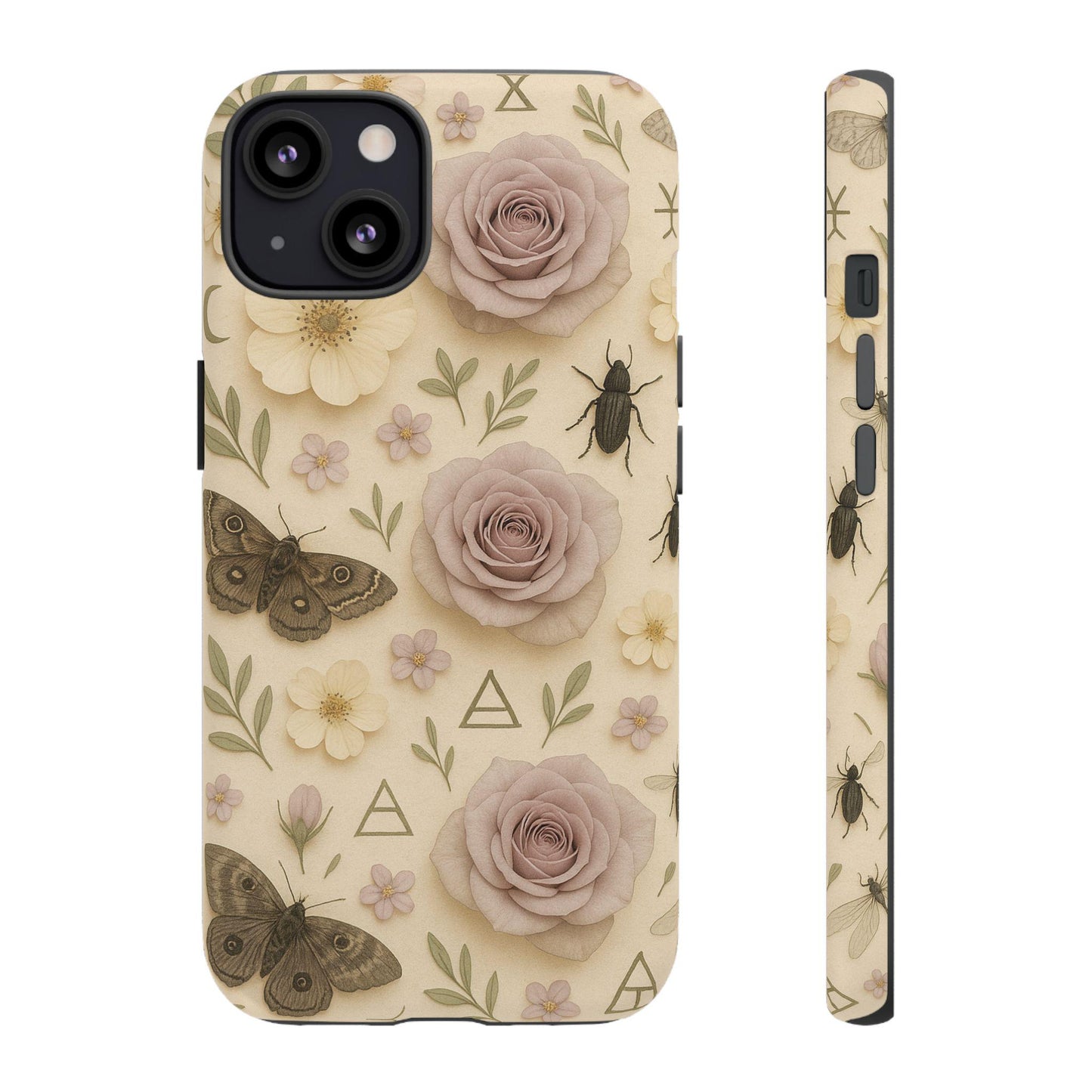 Unique Moth  Witchy Boho Duskmire Bloom Tough Phonecase by Dreamdropwear