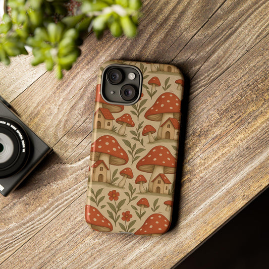 Tough Phone Case - Shroomstead Hollow-Dreamdropwear-Cute Floral Design, Gift for Nature Lovers, Eco-Friendly Accessories