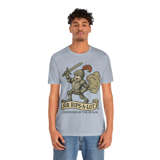 Funny  Fart Humour Sir Rips Alot Graphic  Unisex T Shirt- Dreamdropwear