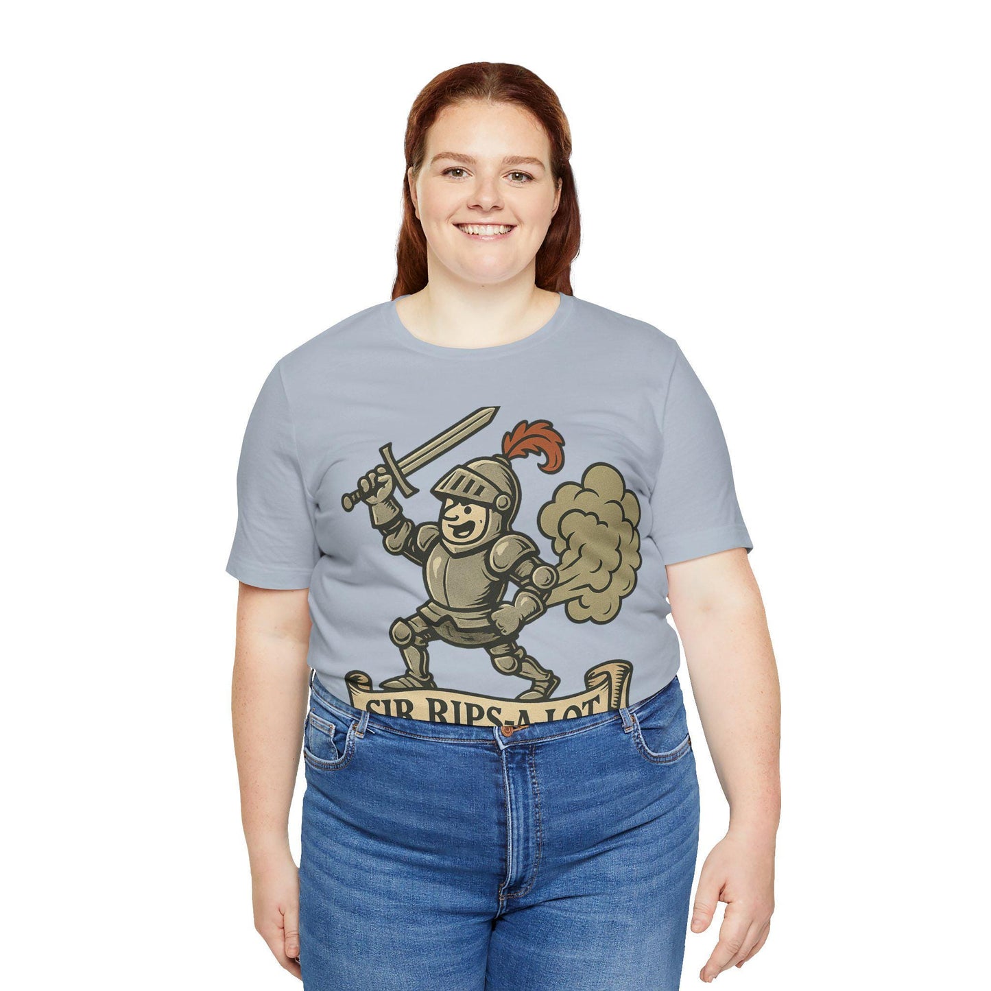 Funny  Fart Humour Sir Rips Alot Graphic  Unisex T Shirt- Dreamdropwear