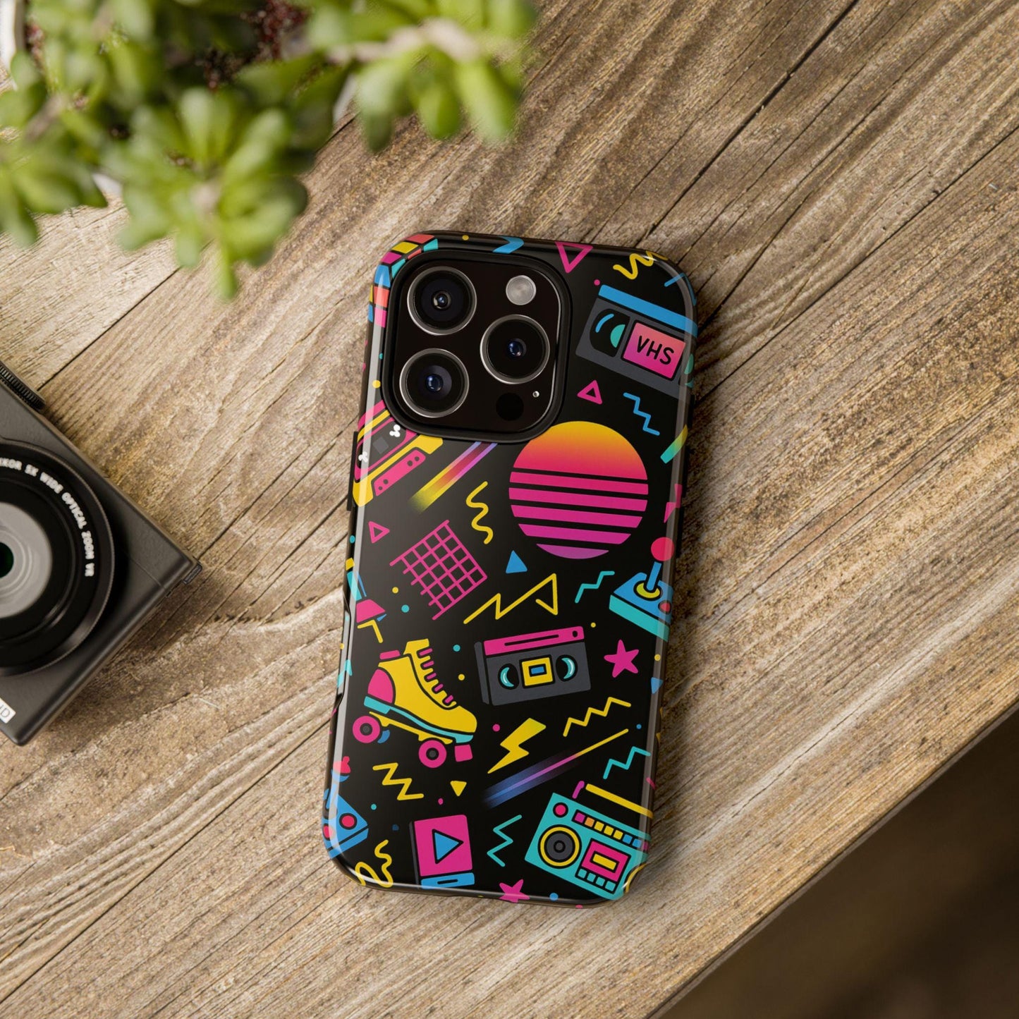 Unique Retro Rewind Custom Tough Phonecase by Dreamdropwear