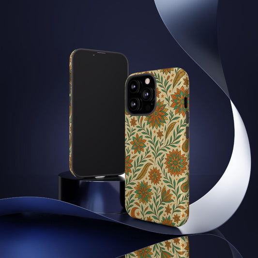 Unique Boho Sun and Spice Durable Tough Phonecase by Dreamdropwear