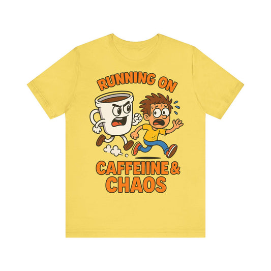 Funny Coffee and Chaos Lover Unisex  Graphic  T Shirt - Dreamdropwear