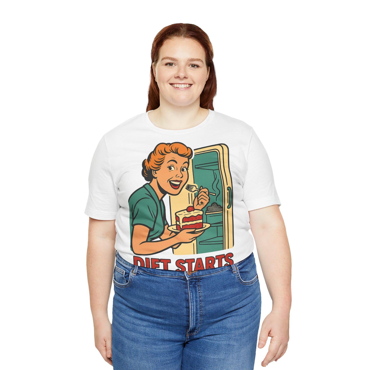 Sarcastic Diet Starts Tomorrow Unisex T Shirt by Dreamdropwear