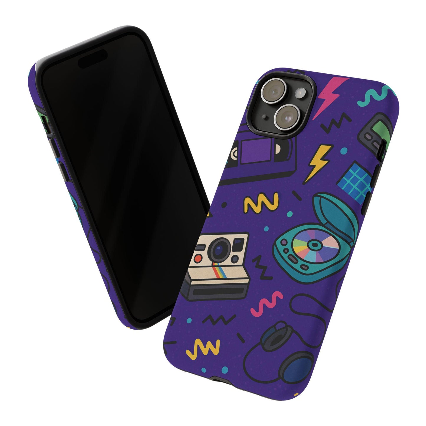 Vintage Inspired Retro Spin Durable  Phone Case by Dreamdropwear.