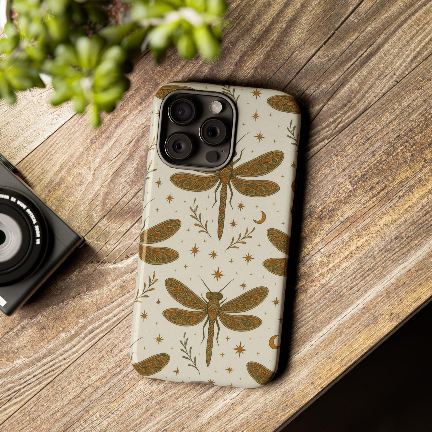 Unique Mystical Dragonfly Tough Custom Phone Case by Dreamdropwear