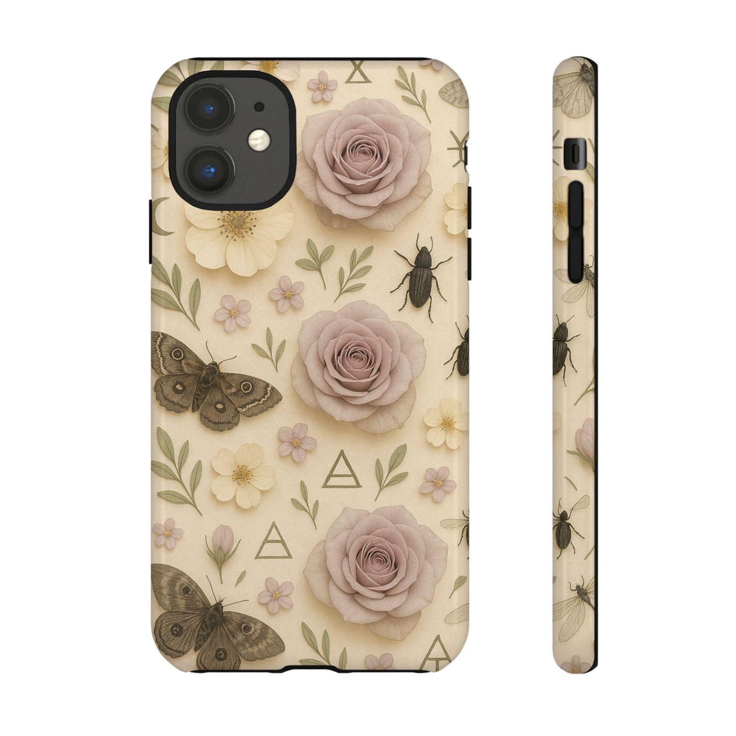 Unique Moth  Witchy Boho Duskmire Bloom Tough Phonecase by Dreamdropwear