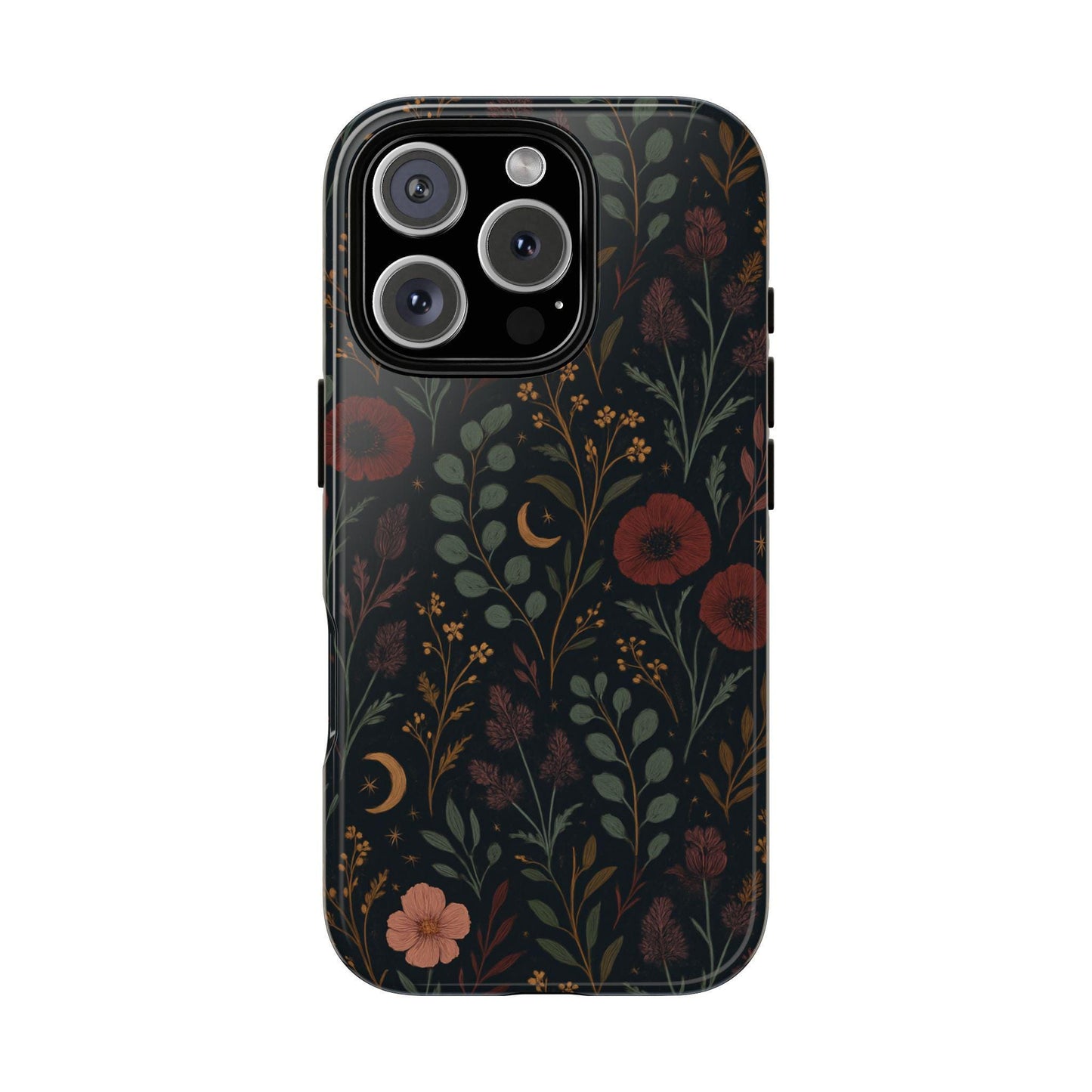 Unique Dark Floral Botanica Nocturn  Custom Design Tough Phonecase by Dreamdropwear