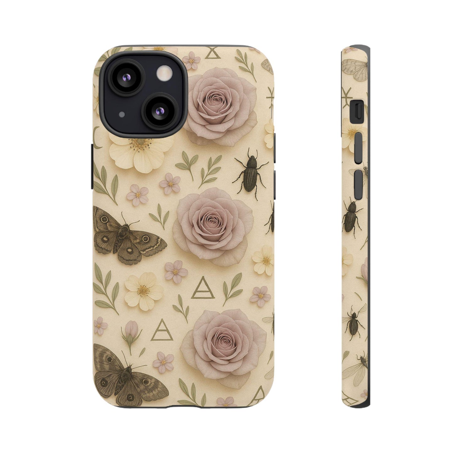 Unique Moth  Witchy Boho Duskmire Bloom Tough Phonecase by Dreamdropwear