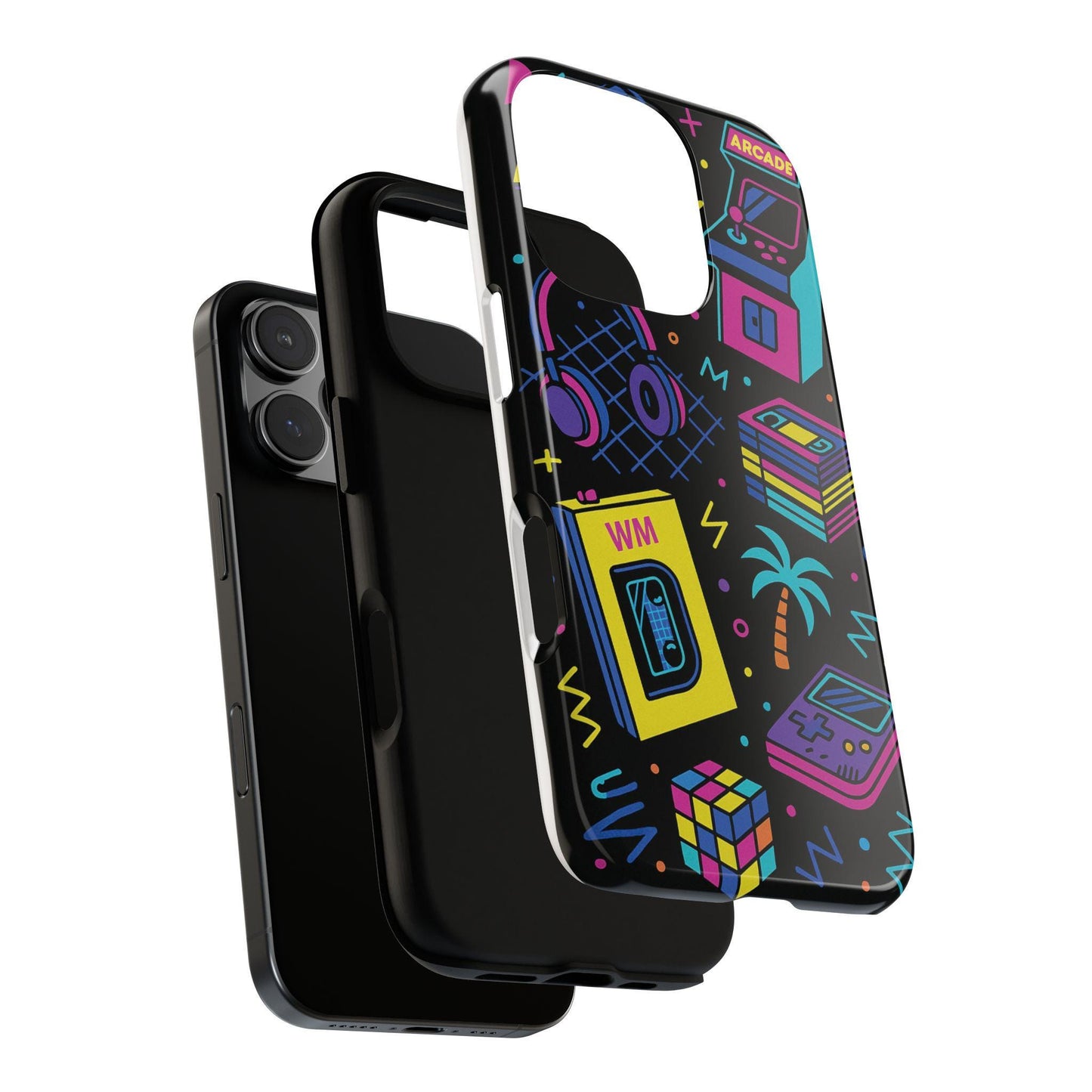 Unique  Retro  Arcade Dream Tough Phonecase with a Nostalgic Twist by Dreamdropwear