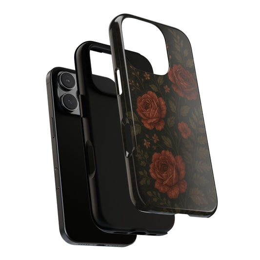 Blooming Beauty Midnight Bloom Floral Tough Phonecase by Dreamdropwear