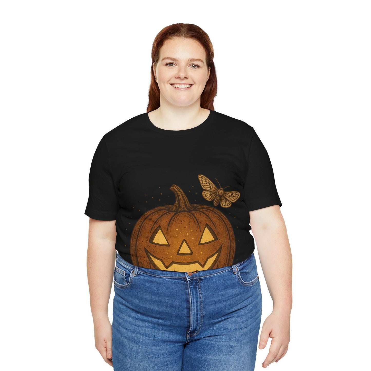 Festive Pumpkin Shirt for Halloween Fun - Dreamdropwear Graphic Tee