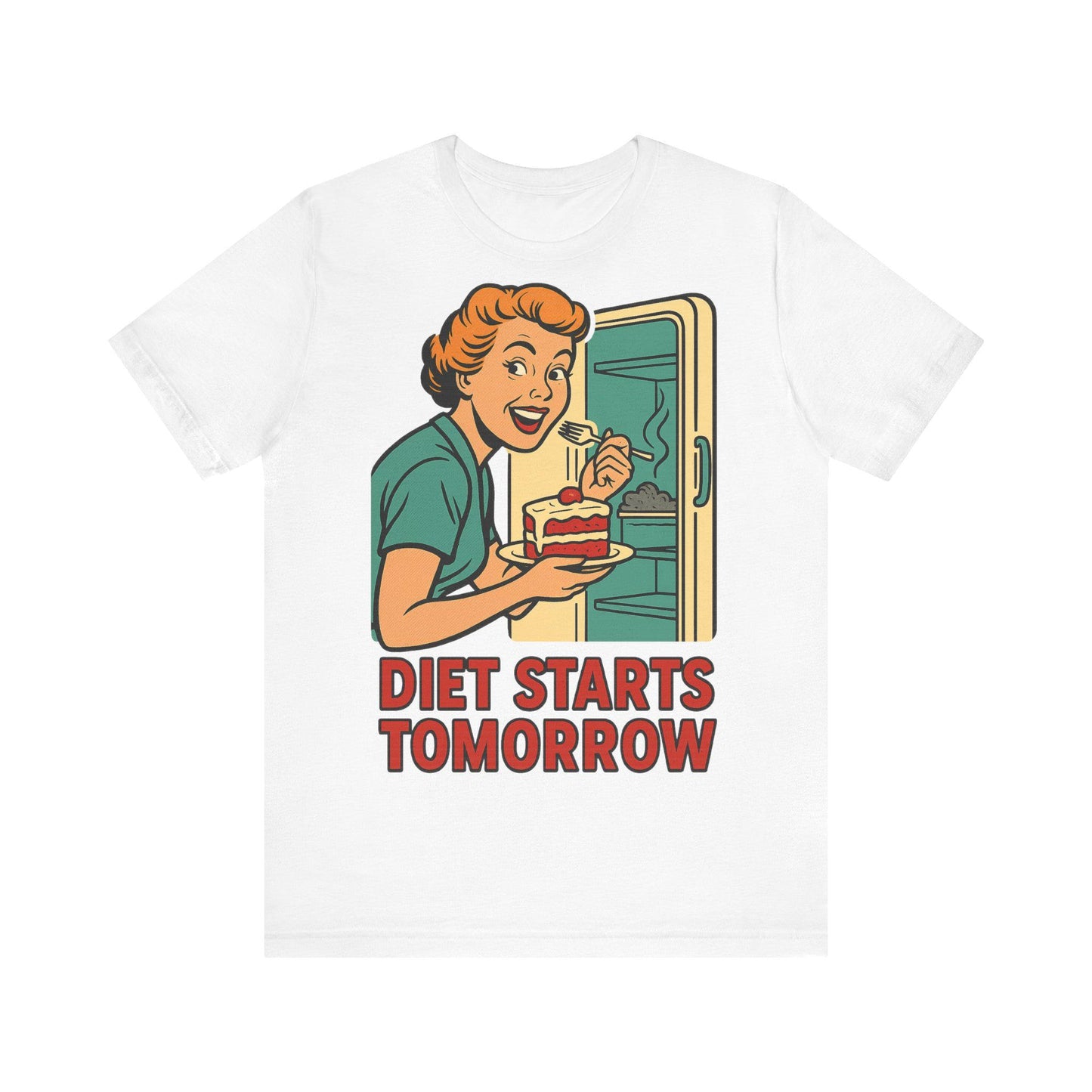 Sarcastic Diet Starts Tomorrow Unisex T Shirt by Dreamdropwear