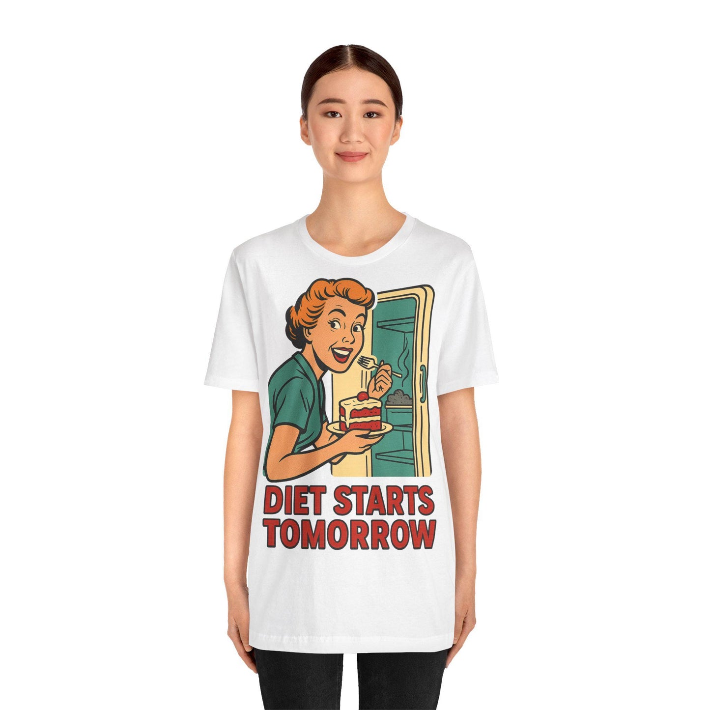Sarcastic Diet Starts Tomorrow Unisex T Shirt by Dreamdropwear