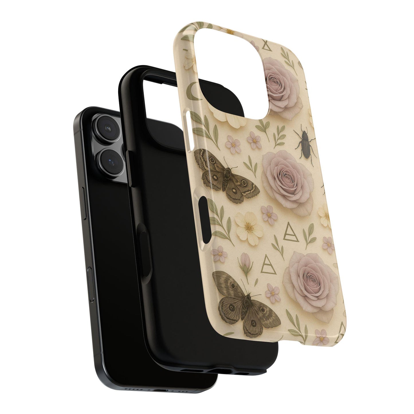 Unique Moth  Witchy Boho Duskmire Bloom Tough Phonecase by Dreamdropwear
