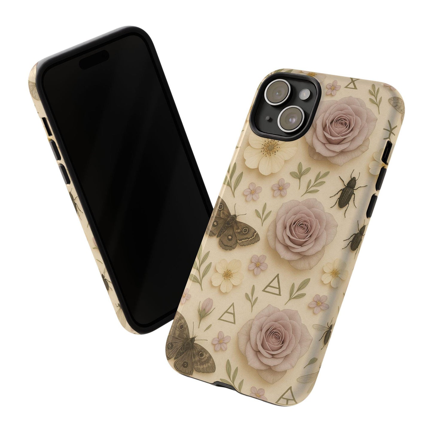 Unique Moth  Witchy Boho Duskmire Bloom Tough Phonecase by Dreamdropwear