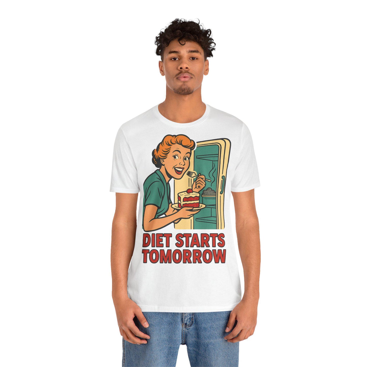 Sarcastic Diet Starts Tomorrow Unisex T Shirt by Dreamdropwear